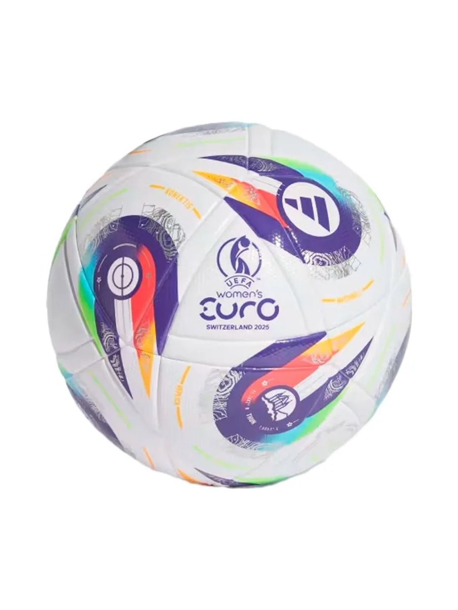 Ballon de Football Blanc Adidas Femme EURO25 LGE - Taille 1