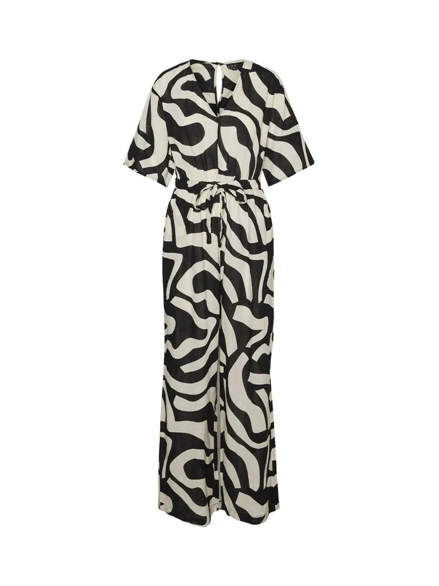 Combinaison Noir/Écru Femme Vero Moda Magnete 2