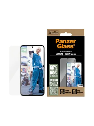 PanzerGlass ® Screen Protector Samsung Galaxy A56 5G | Ultra-Wide Fit w. EasyAligner 2