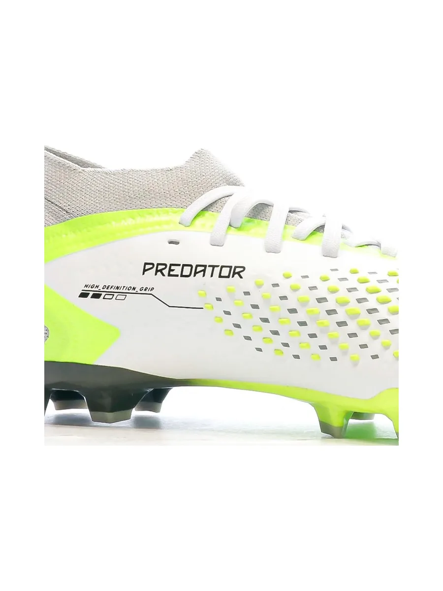 Chaussures de foot Blanc/Vert Homme Predator Accuracy.2 FG 8
