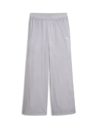 Pantalon Large Gris Clair Femme Puma Relaxed 2