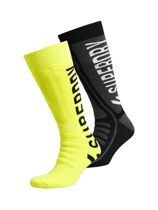 Chaussettes de Compression Jaune/Noir Adulte Superdry Compressport 1