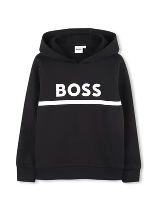 Sweat Noir/Blanc Garçon Hugo Boss J52747 1