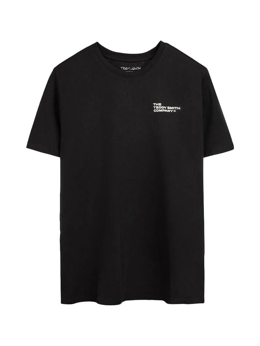 T-Shirt Noir Garçon Teddy Smith Company 1