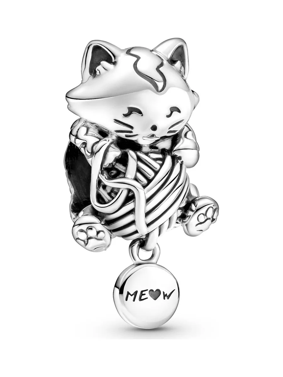 Pandora - Charm Chaton pelote de laine en argent sterling 1