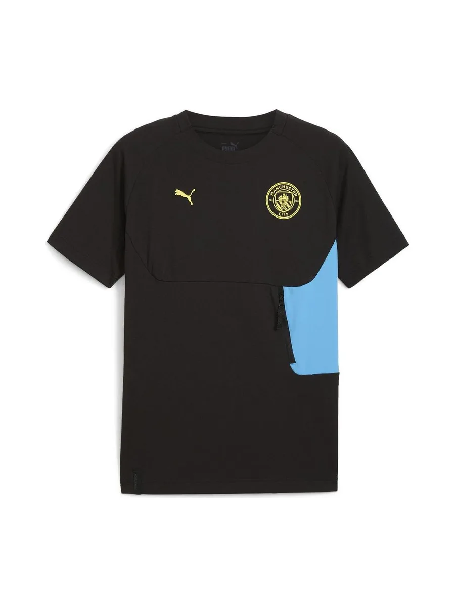 Manchester City T-shirt Noir Homme Puma Pocket 1