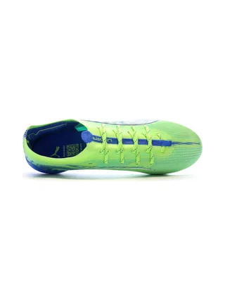 Chaussures de Foot Vertes Homme Puma Ultra 5 Ultimate FG 4