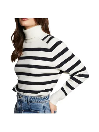 Pull Blanc/Marine Femme Morgan MLAGON 1