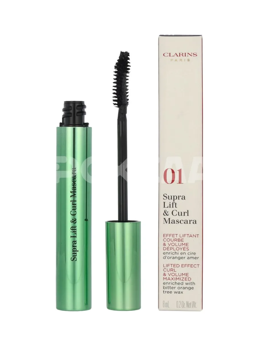 Clarins Supra Volume Mascara Lift & Curl 8ml - #01 Intense Black 1