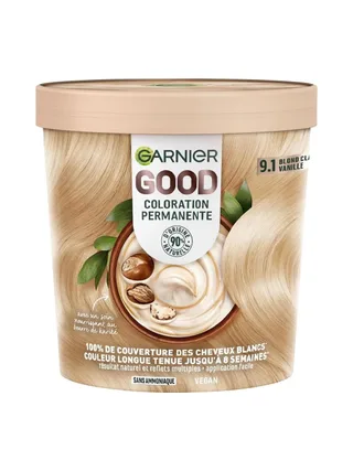 Coloration Permanente Longue Tenue Vanillblonde Good Garnier 9.1 1