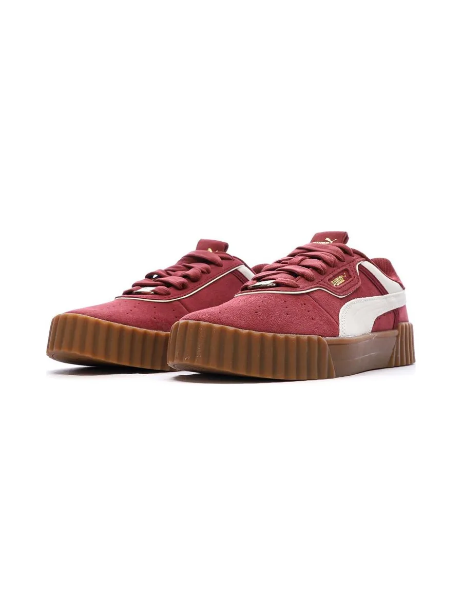 Baskets Rouge Femme Puma Carina 3.0 Luxe 6