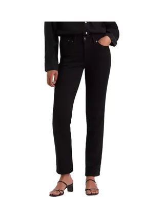 Jean 712 Slim Noir Femme Levi's Welt Pocket 1