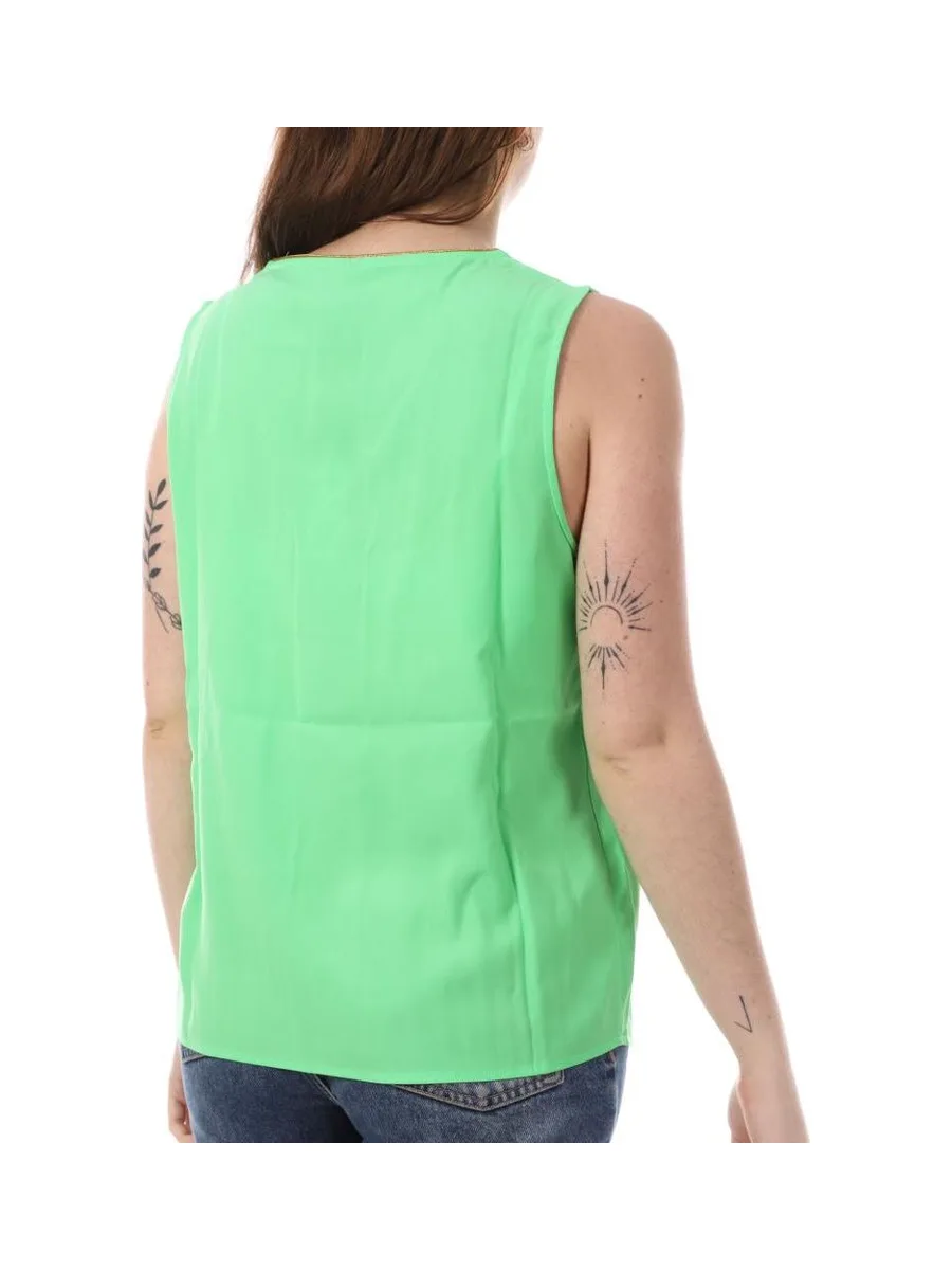 Débardeur Vert Femme Only Pelina 2