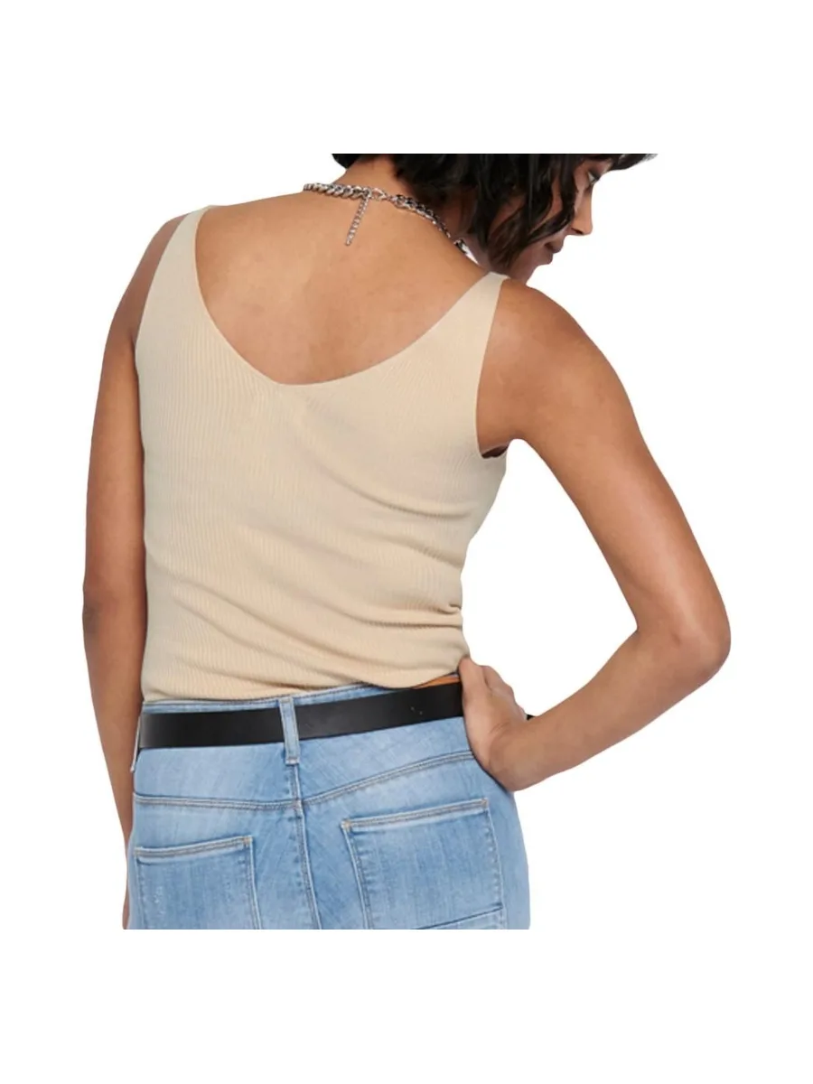 Débardeur en Maille Beige Femme JDY NANNA 3