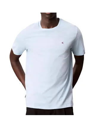 T-shirt Bleu Homme Clavin Klein Smooth 1