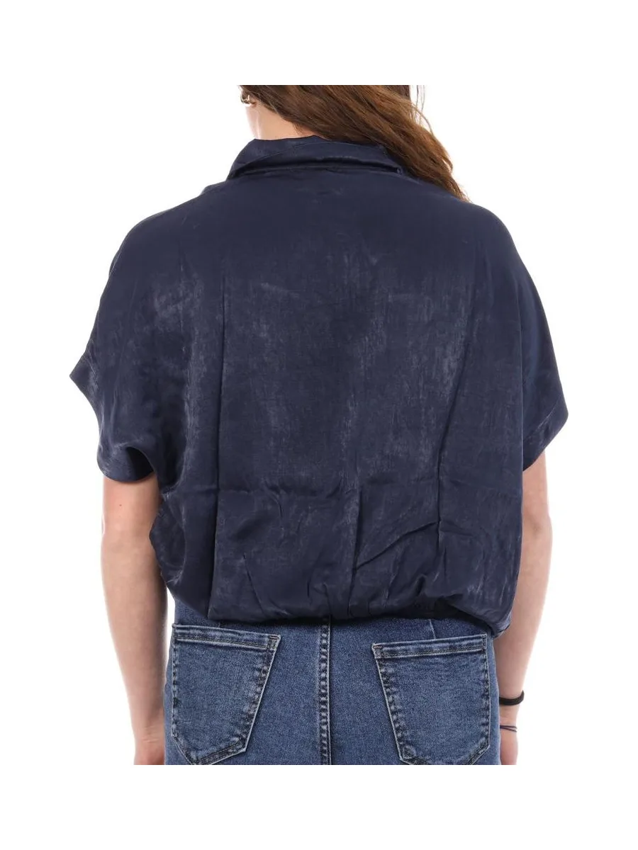Chemise Satin Marine Femme An'ge Leonie 2