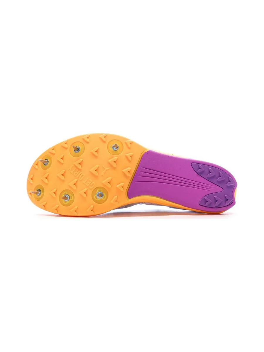Chaussures Athlétisme Blanc/Rose Mixte Puma Crossfox Nitro Elite 6