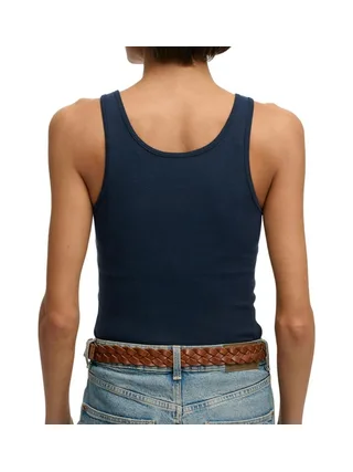 Débardeur Marine Femme Superdry Logo Scoop 2