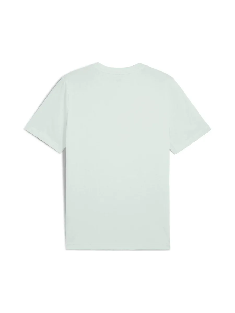 T-shirt Vert d'eau Homme Puma Ess Small No. 1 Logo 3