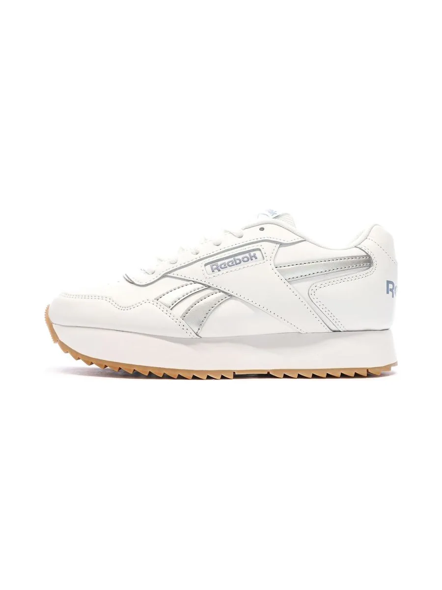 Baskets Blanc/Gris Femme Reebok Glide Ripple Double 100074208 2