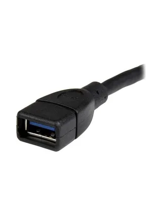 6in Black USB 3.0 Extension Cable A to A 3