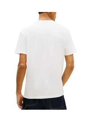 T-shirt Blanc Homme Tommy Jeans Reg Badge DM0DM20322 2
