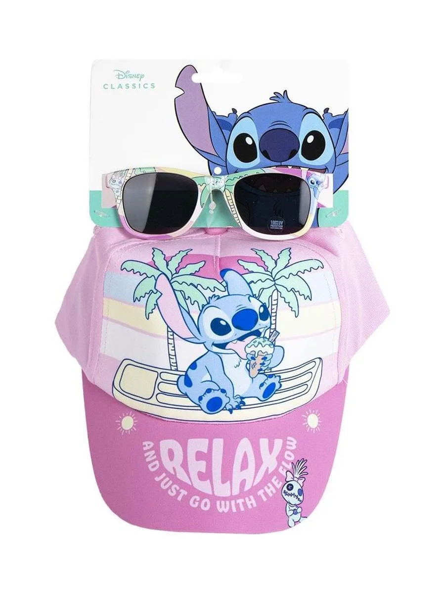 Kit Casquette + Lunette de Soleil Rose Enfant Sport Zone Relax 2
