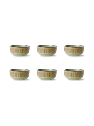 Bol Ø14,5cm - 6 pièces - collection REED - Forest 1