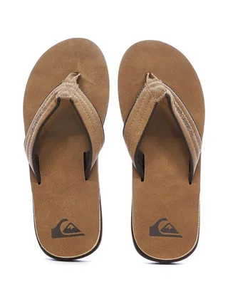 Tongs Marron Homme Quiksilver Carver Nubuck 3