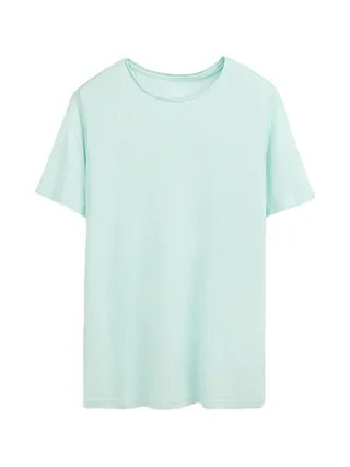 T-shirt Vert Menthe Homme Teddy Smith T-geo 1