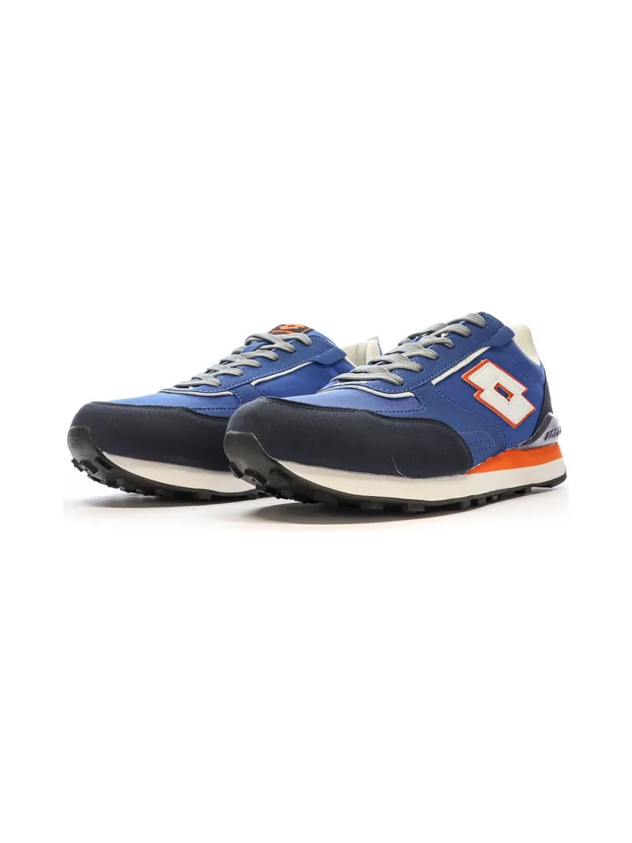Baskets Bleu/Blanc/Orange Homme Lotto Twenty 5 6
