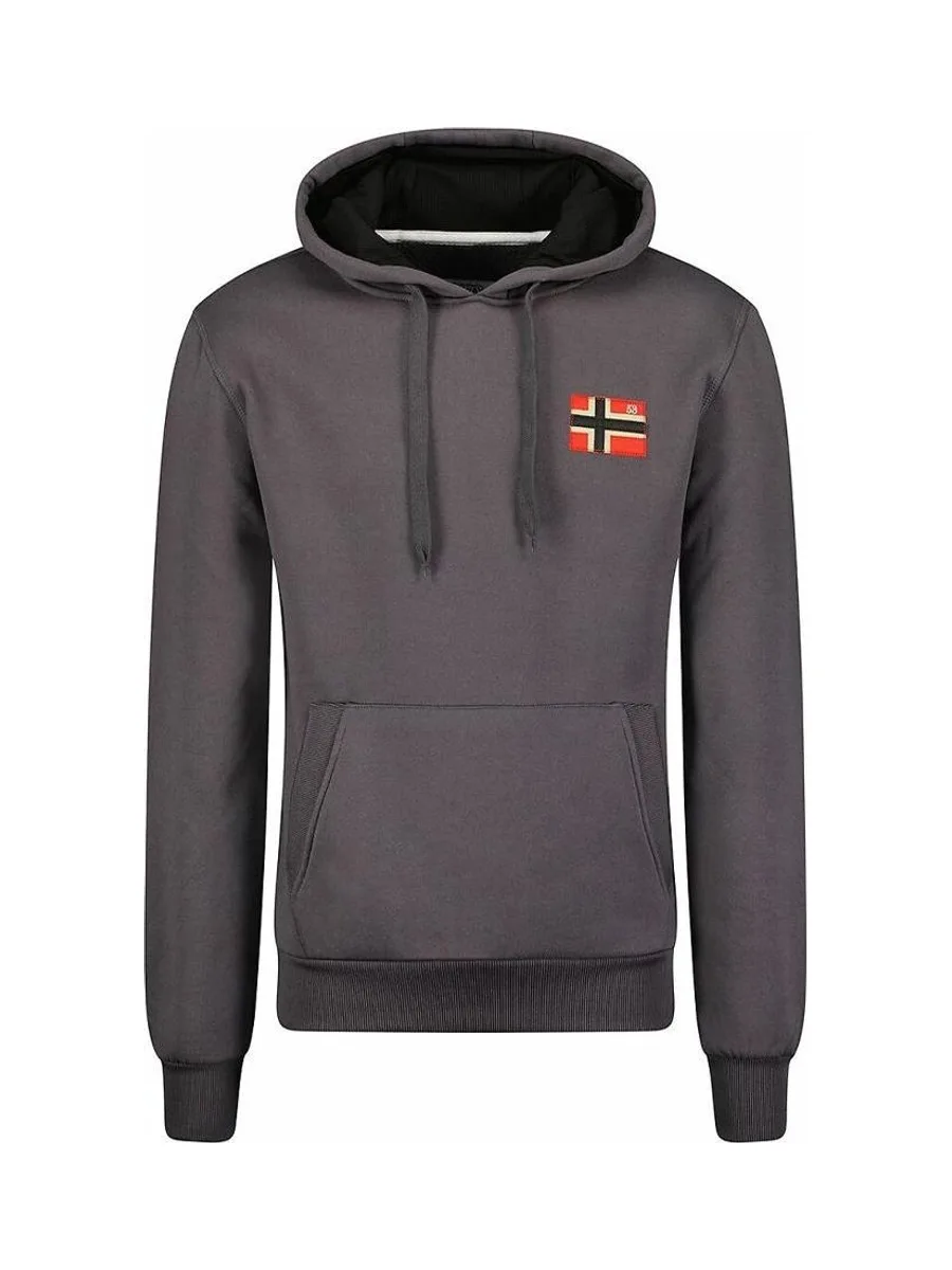 Sweat Gris Homme Geographical Norway Fondant 1