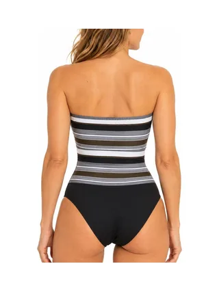 Maillot de bain Noir/Gris Femme Grain de Sable Victoria 2