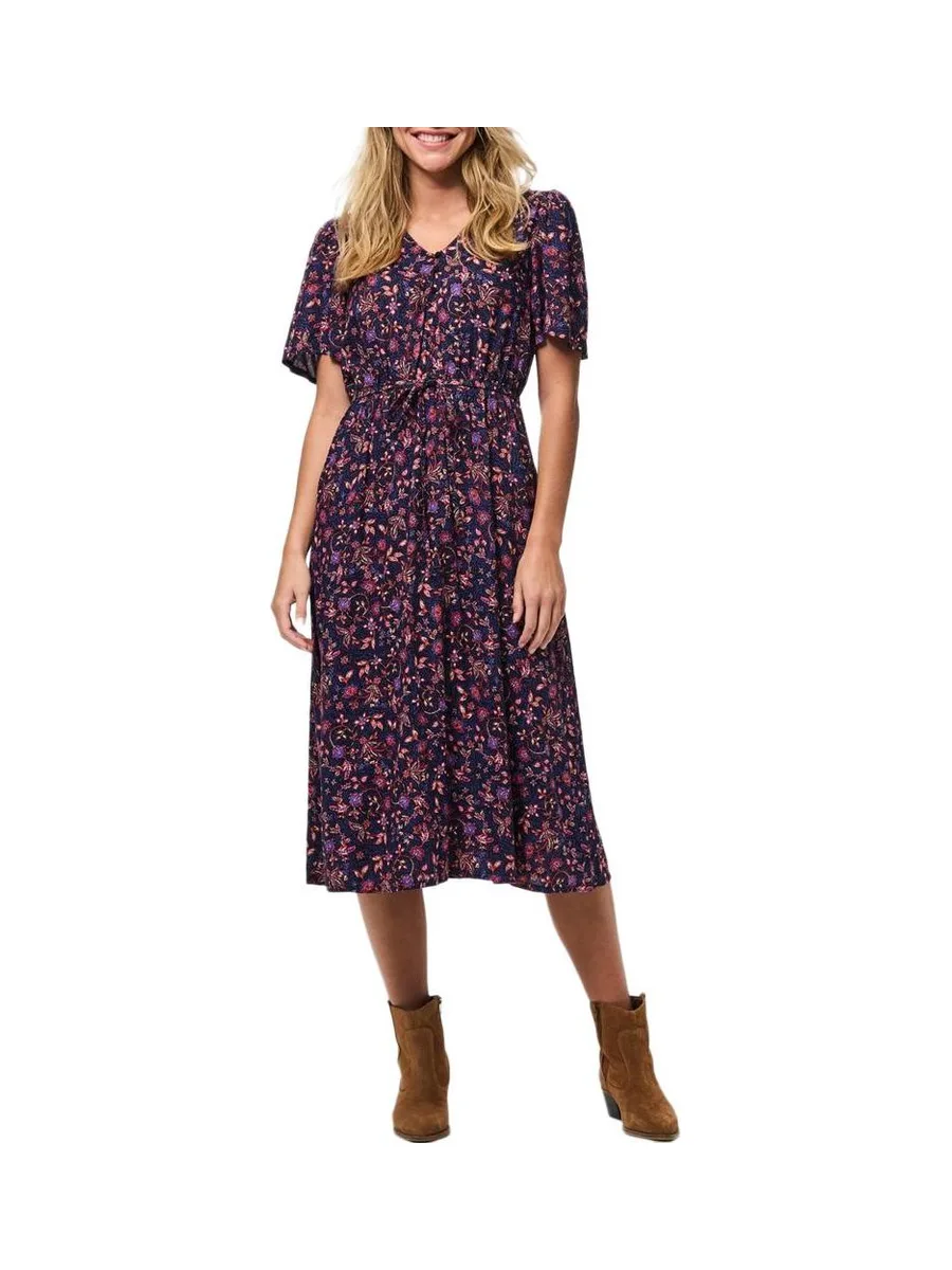 Robe Noir/Marine Femme Pieces Nera 2