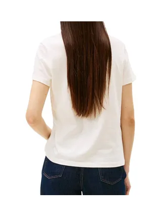 T-Shirt Blanc Femme Tommy Hilfiger DW0DW21965 2