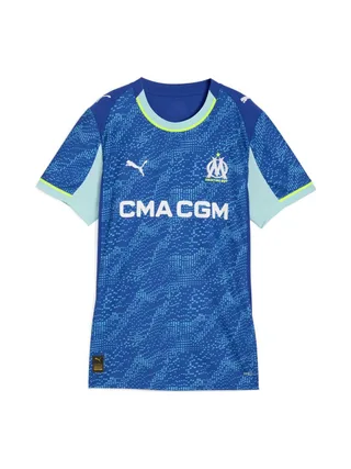 OM Maillot de Football Bleu/Turquoise/Jaune Homme Puma 25/26 1
