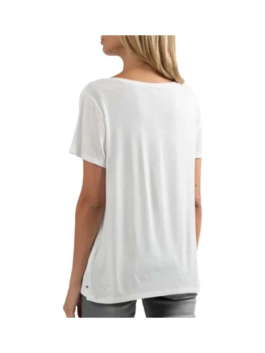 T-shirt Blanc Femme Sun Valley PLATTEN 3