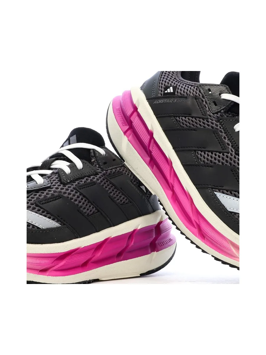 Baskets Grises/Violettes Femme Adidas Adistar 3 8