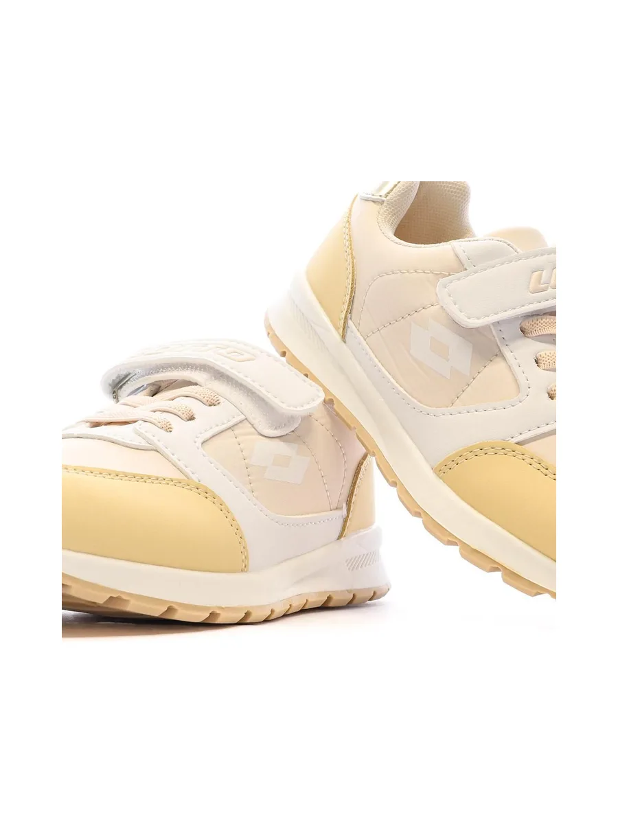 Baskets Beige/Jaune Fille Lotto Verone 8