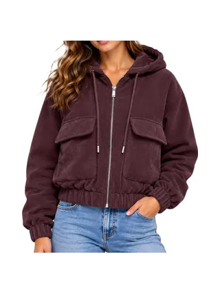 Veste Bordeaux Femme Only Suva Corduroy 1