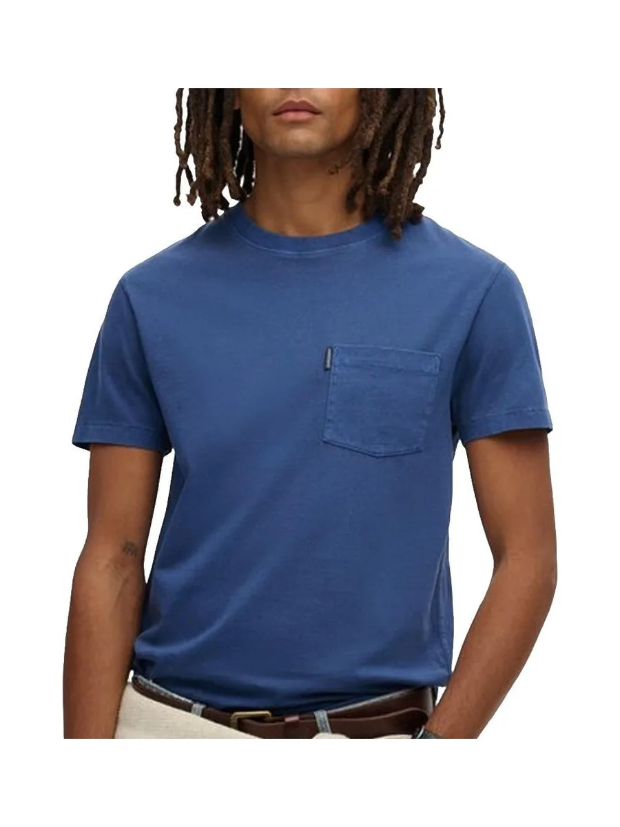 T-Shirt Bleu Homme Superdry Essential 2