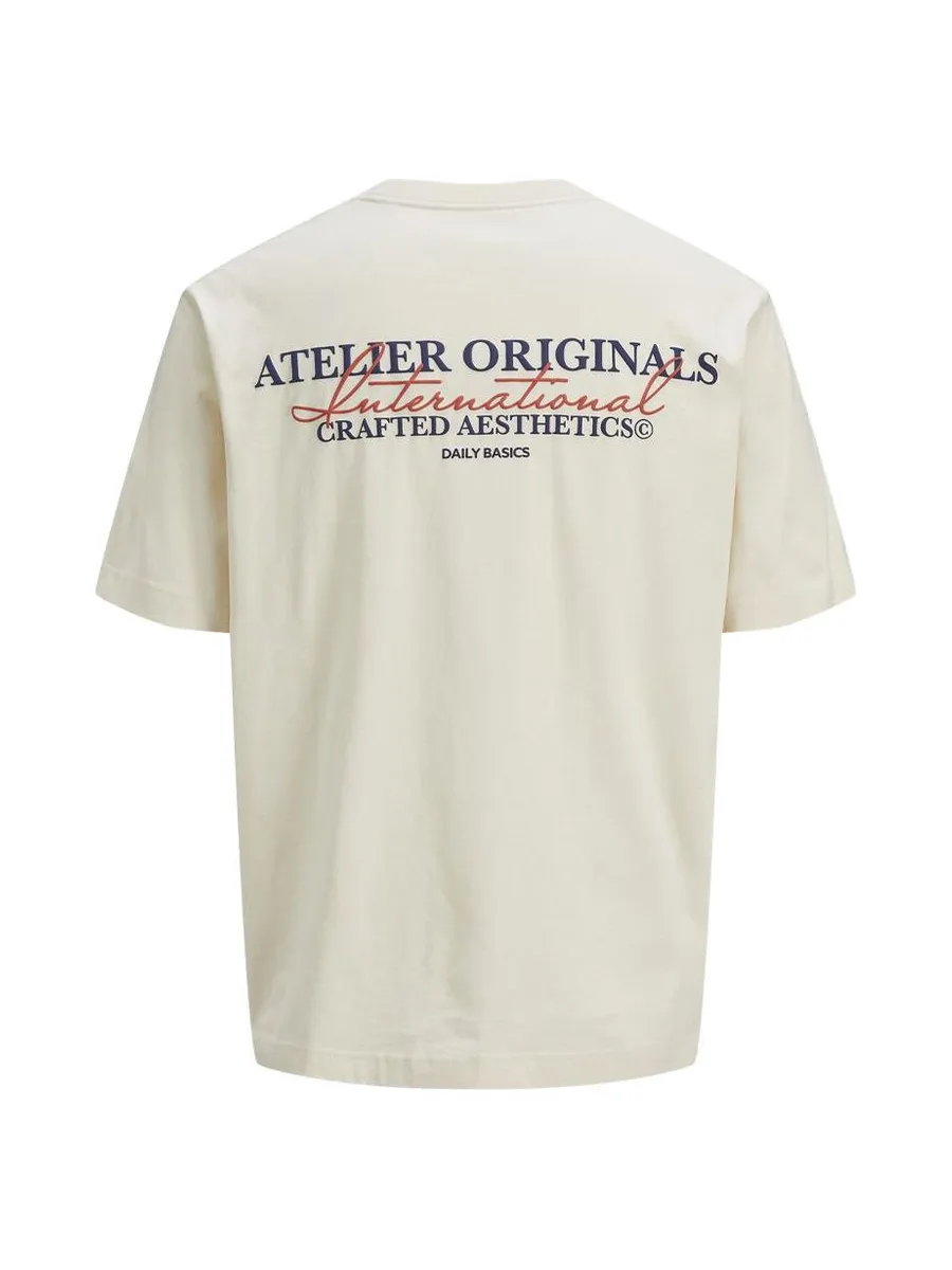 T-Shirt Beige Garçon Jack & Jones Slington 3