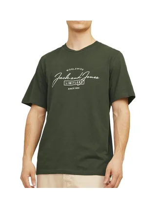 T-Shirt Kaki Homme Jack & Jones Ferris 1