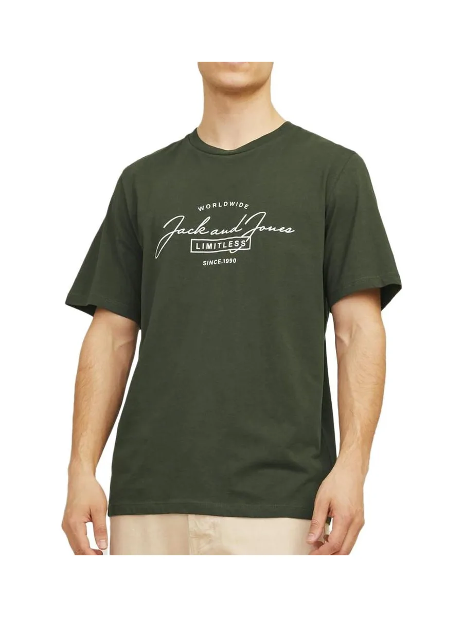 T-Shirt Kaki Homme Jack & Jones Ferris 2