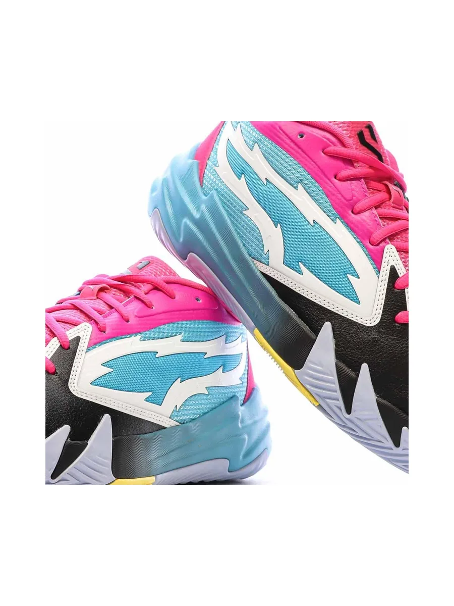 Chaussures de basketball Bleu/Rose Homme Puma Scoot Zeros 7