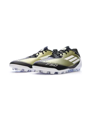 Chaussures de Foot Noir/Doré Homme Adidas F50 League 2G/3G AG Messi 6