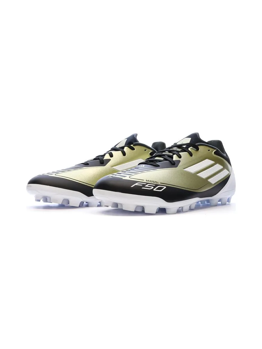 Chaussures de Foot Noir/Doré Homme Adidas F50 League 2G/3G AG Messi 7