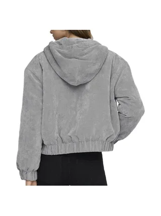 Veste Grise Femme Only Suva Corduroy 2