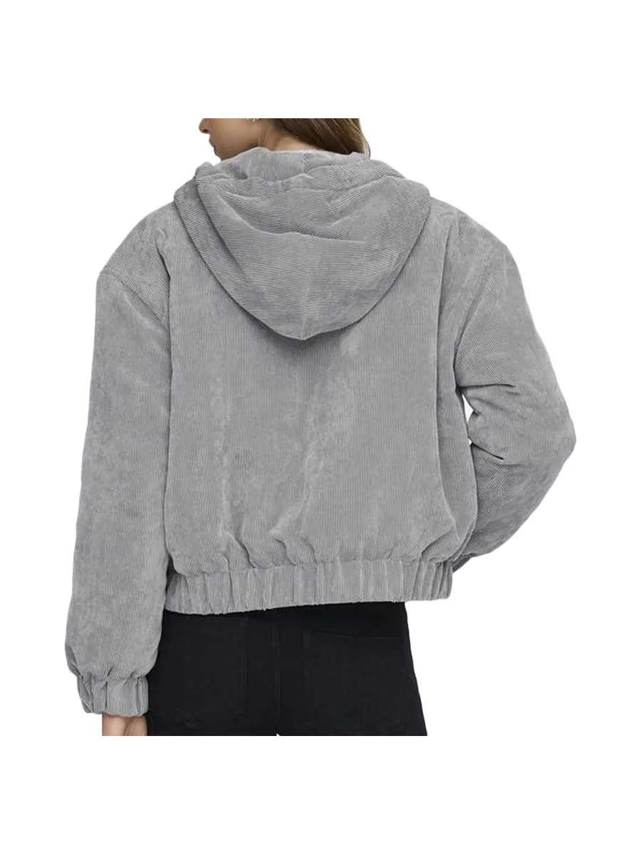 Veste Grise Femme Only Suva Corduroy 3