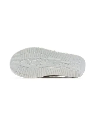 Chaussures Beige Fille Hey Dude Wally Youth Slub Canvas 5